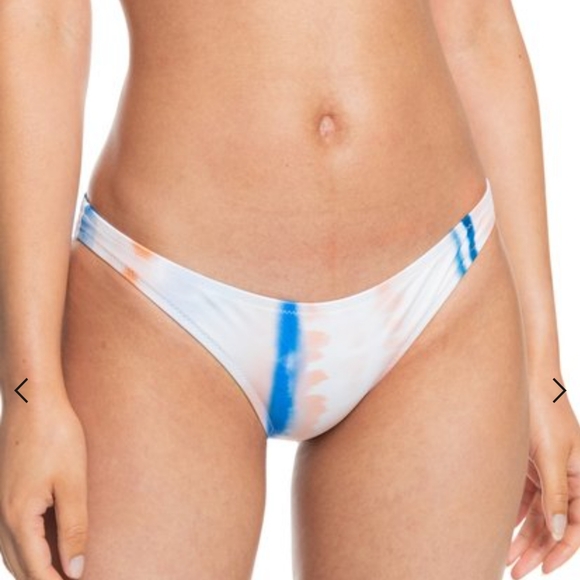 QUIKSILVER NEW Classic Cheeky Bikini Bottoms Marlin Tie-Dye Stripe - Picture 2 of 11